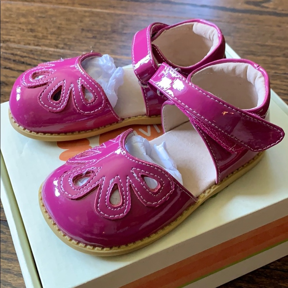 Livie & Luca PETAL Mary Jane in fuschia